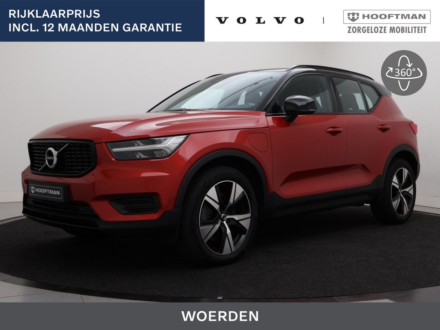 Volvo XC40 T4 PLUG-IN HYBRID R-DESIGN KEYLESS NAVI 19INCH PARK ASSIST 2022 - voorkant