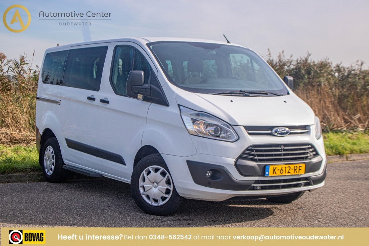 Ford Transit Custom 300 2.2 TDCI L1H1 Tr | 9 PERSOONS | AIRCO | CRUISE 2014 - voorkant