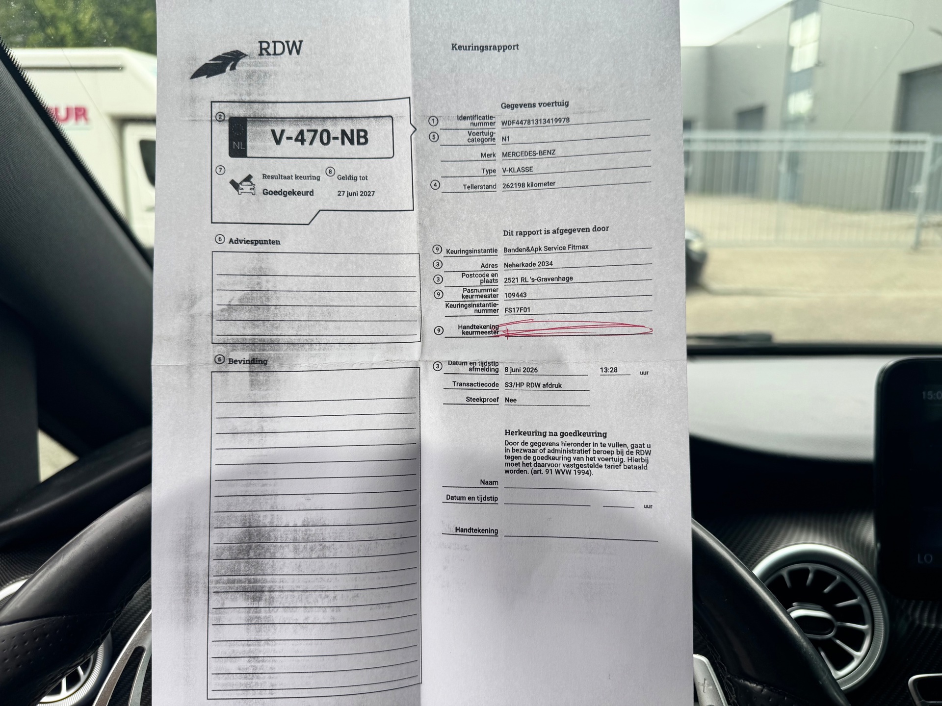 Foto van Mercedes-Benz V-klasse