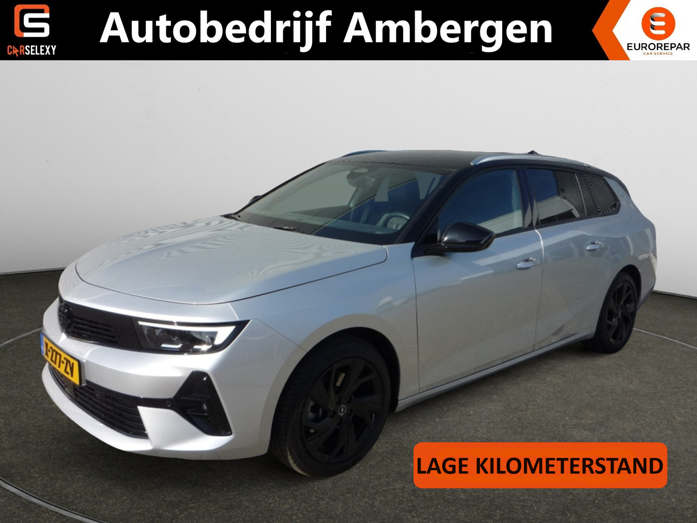 Opel Astra Sports Tourer 1.2 Turbo (130Pk) GS-Line Full-LED, Adapt-Cruise Géén Afleverkos 2024 - voorkant