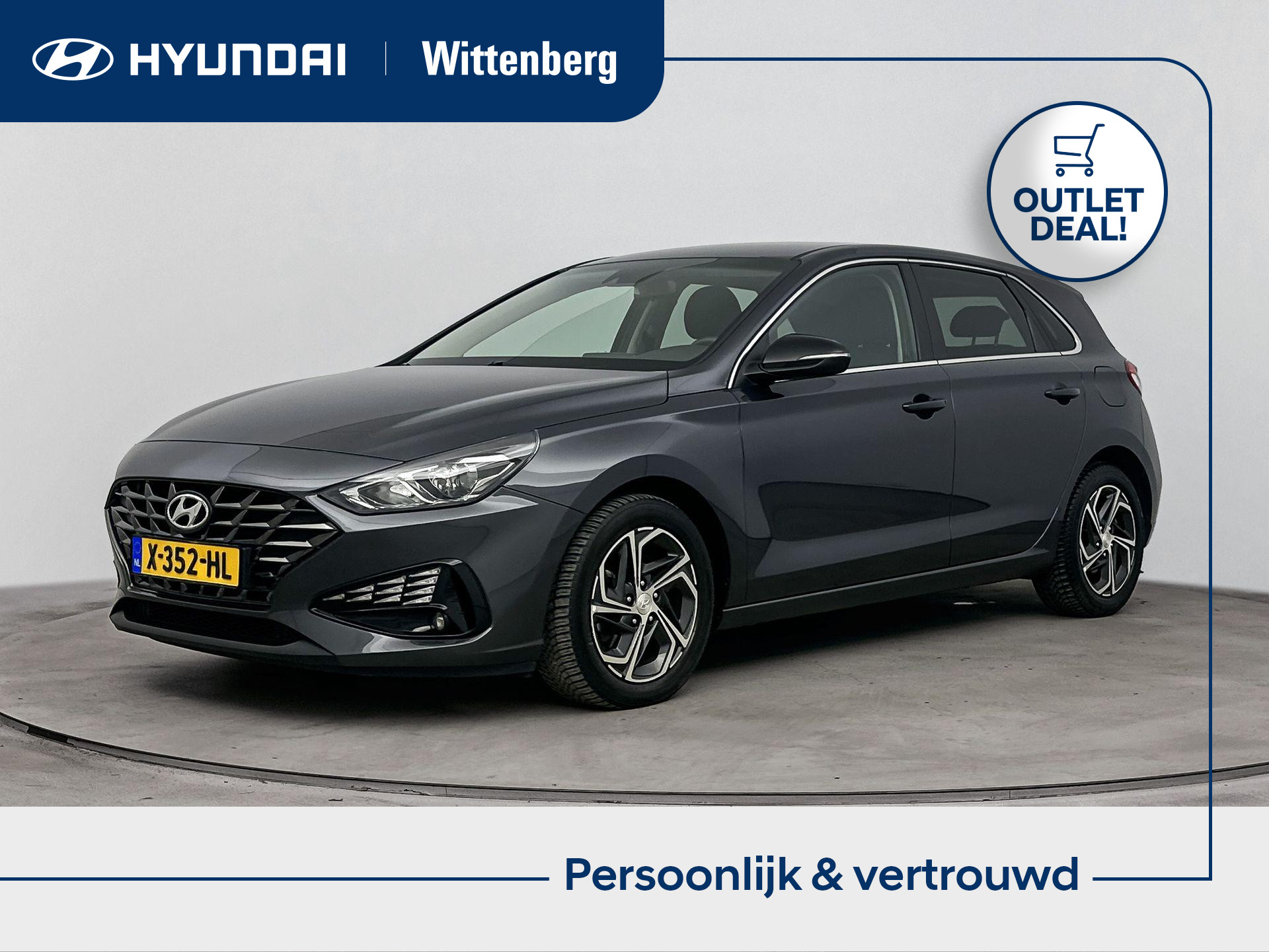 Hyundai I 30 1.0 T-GDi MHEV Comfort Aut. 2023 - voorkant