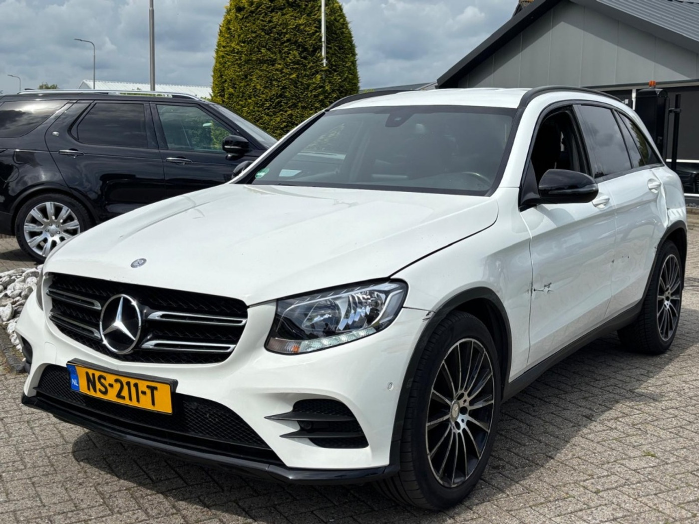 Mercedes-Benz GLC 250 D 4Matic GLC250 CDI Automaat AMG 2015 Wit GLC 250 2015 - voorkant