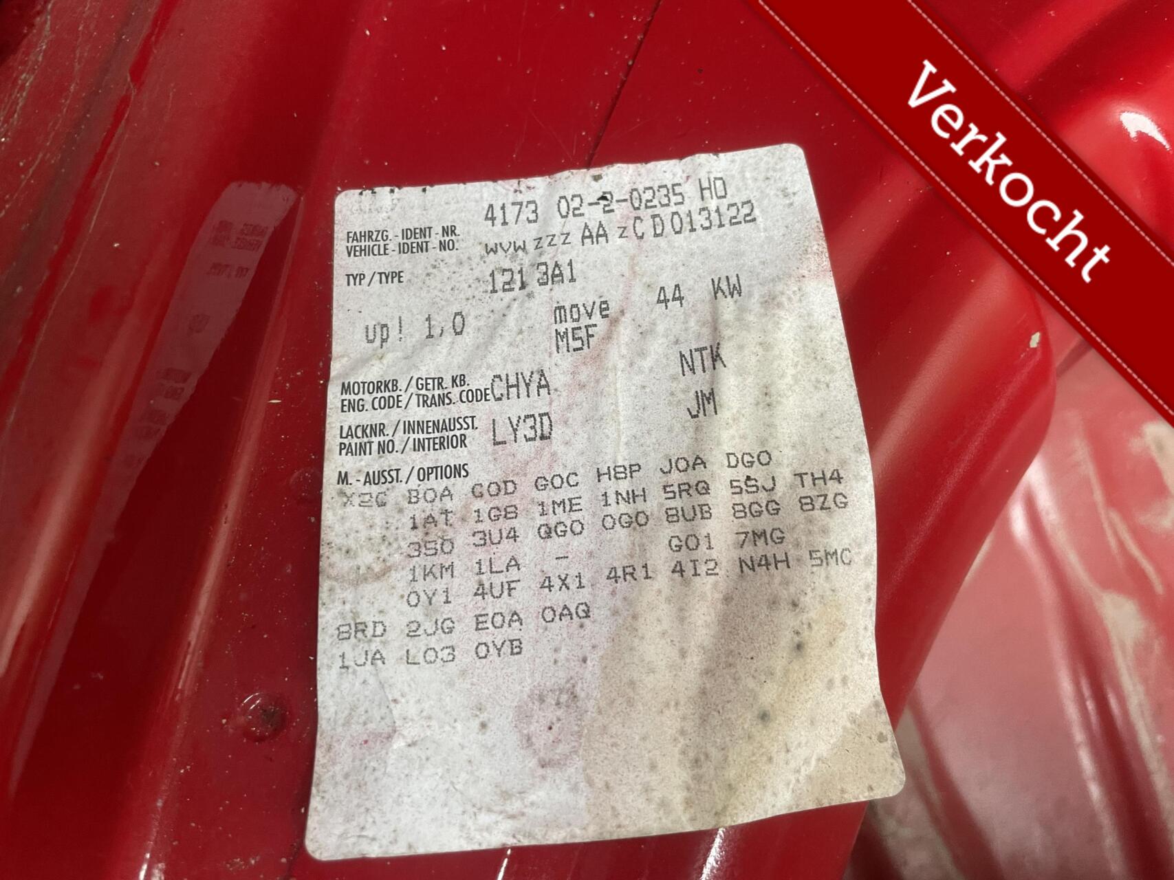 Foto van Volkswagen Up