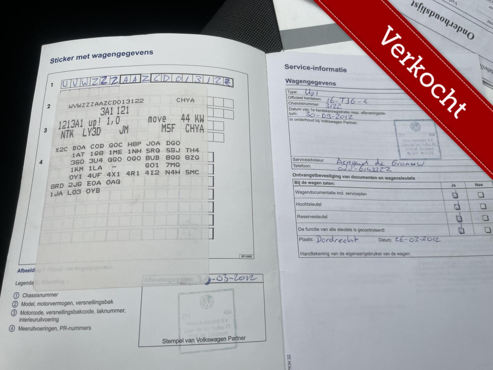 Foto van Volkswagen Up