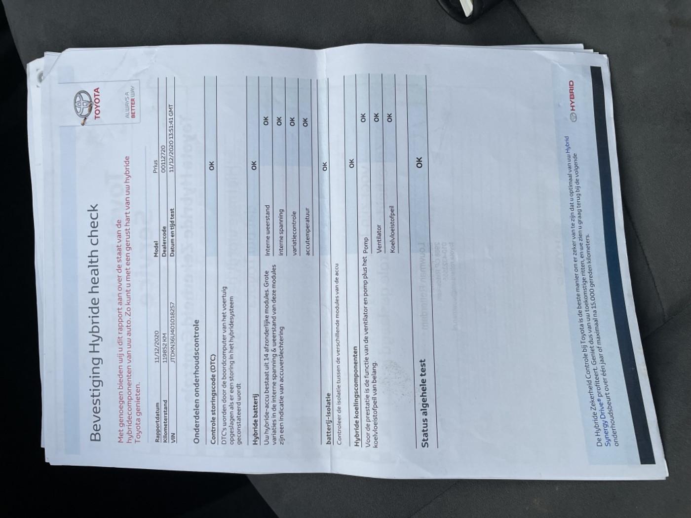 Foto van Toyota Toyota Prius