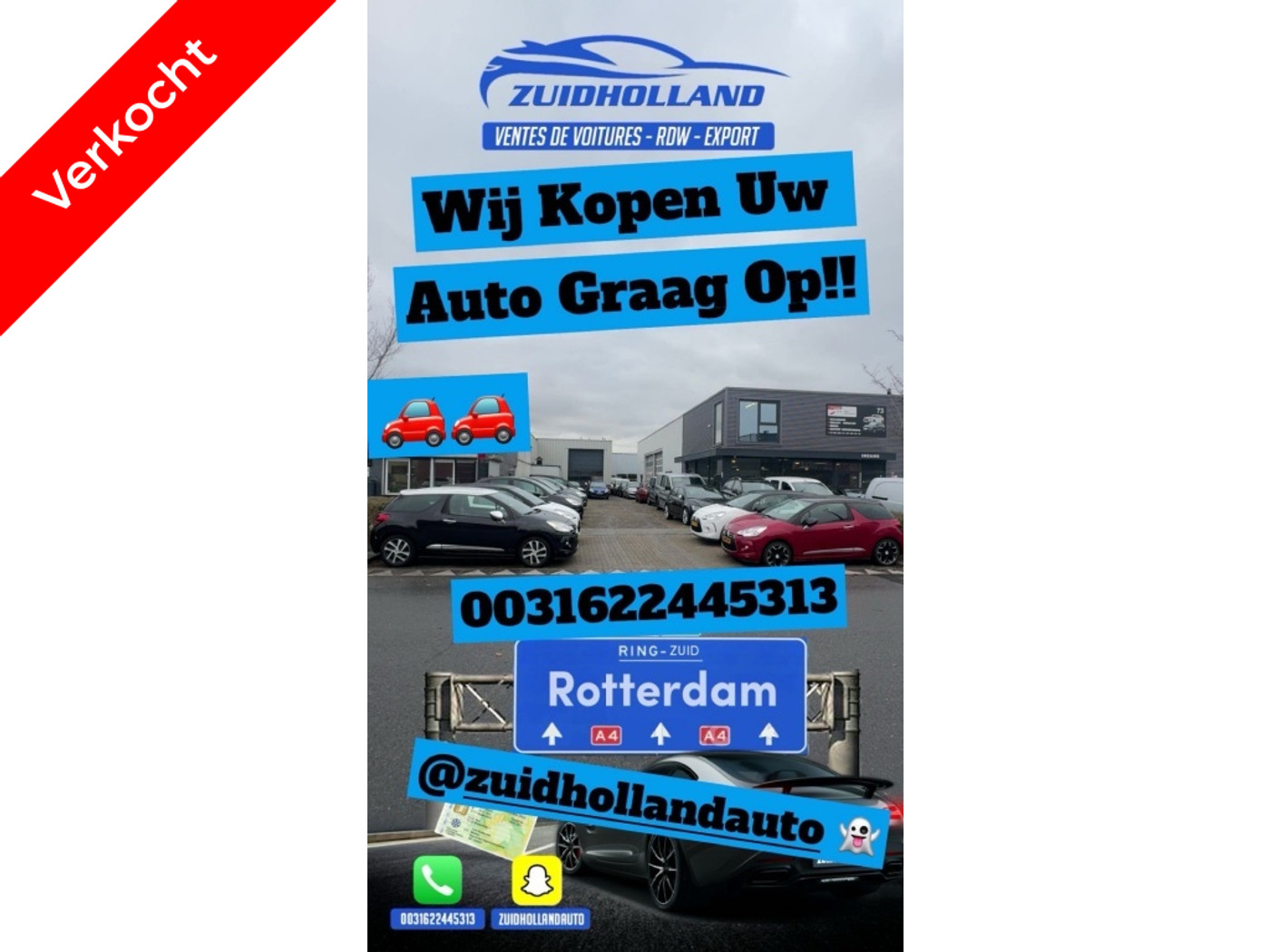 Citroen Ds3 WIJ KOPEN UW AUTO GRAAG OP! 2012 - voorkant