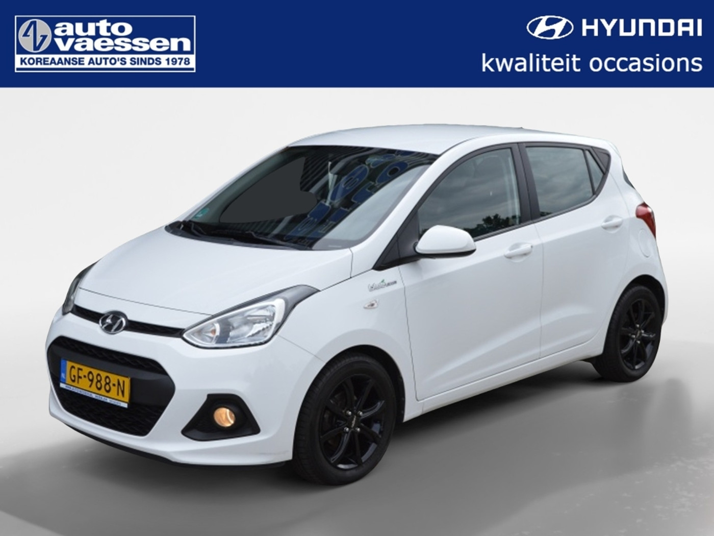 Hyundai I10 1.0i i-Motion Comfort Cruise ECC nl-auto, nieuw geleverd + onderhouden 2015 - voorkant