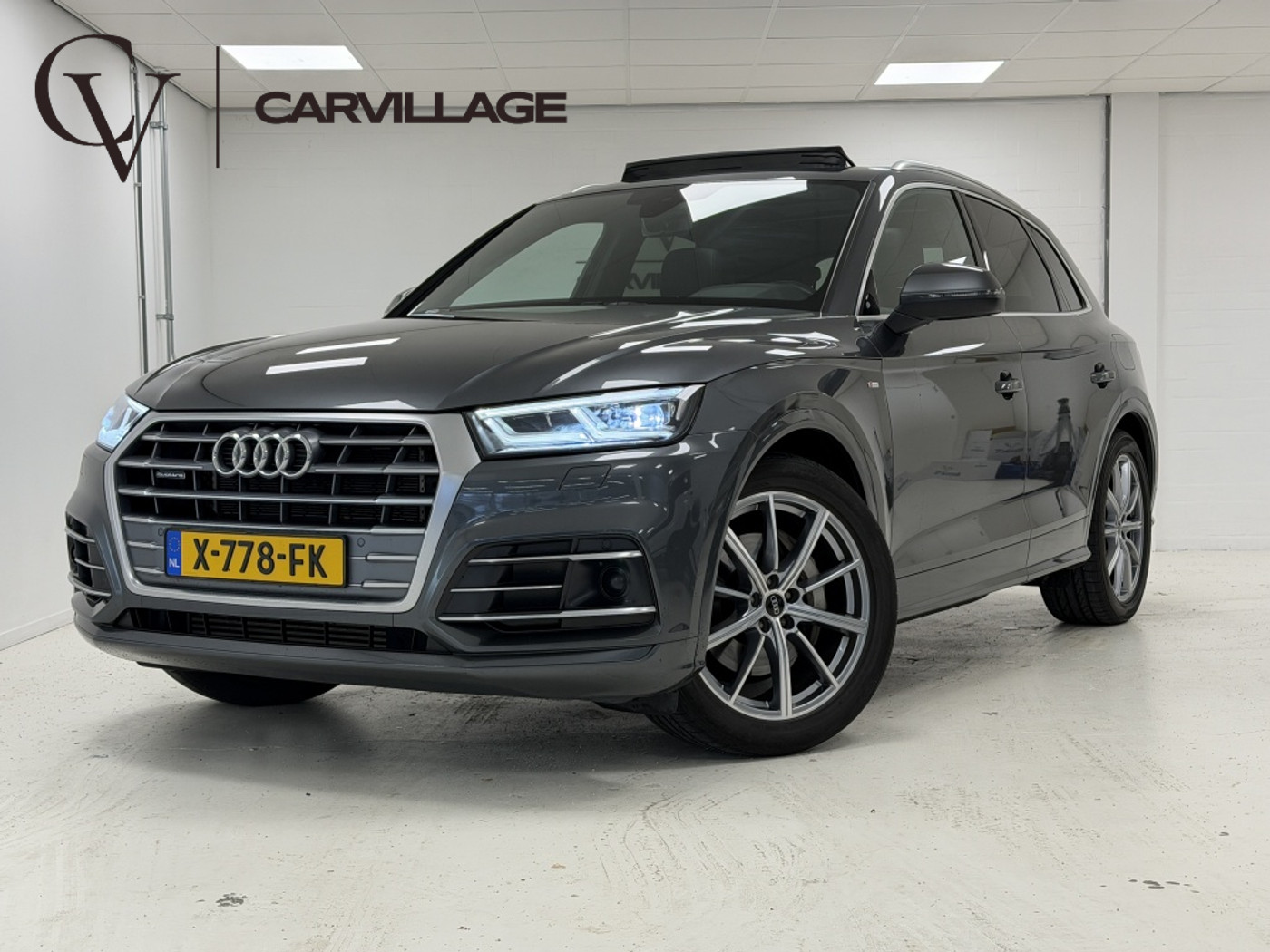 Audi Q5 50 TFSI E 50 TFSI e S edition | Luchtvering | Trekhaak | Panoramadak | 2021 - voorkant