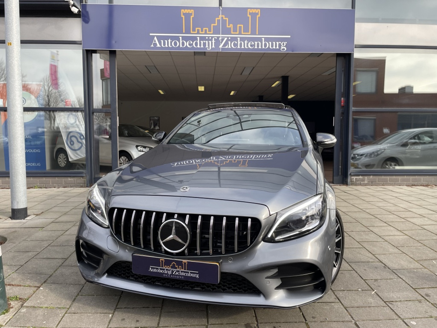 Mercedes-Benz C-klasse Coupé 400 4M Pr. Plus Pack 2019 - voorkant