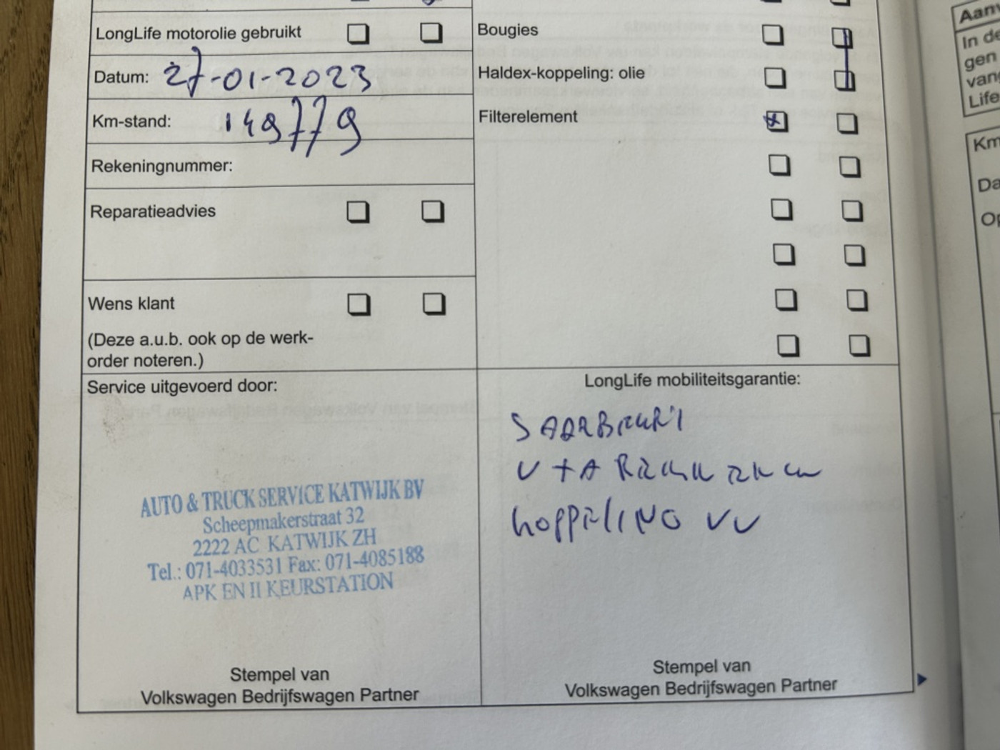 Foto van Volkswagen Caddy