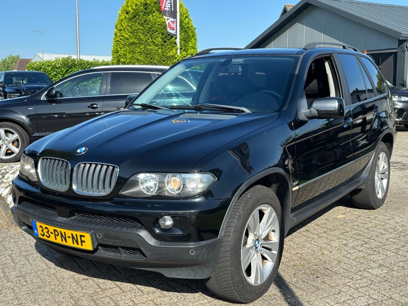 BMW X Reihe 3.0I Executive 2004 Zwart Facelift Automaat Trekhaak 2004 - voorkant
