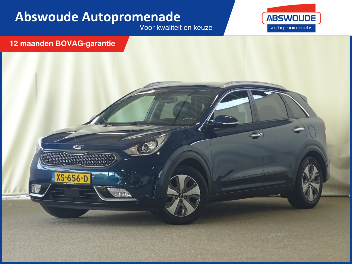 Kia Niro 1.6 GDi Hybrid DynamicPlusLine 2019 - voorkant