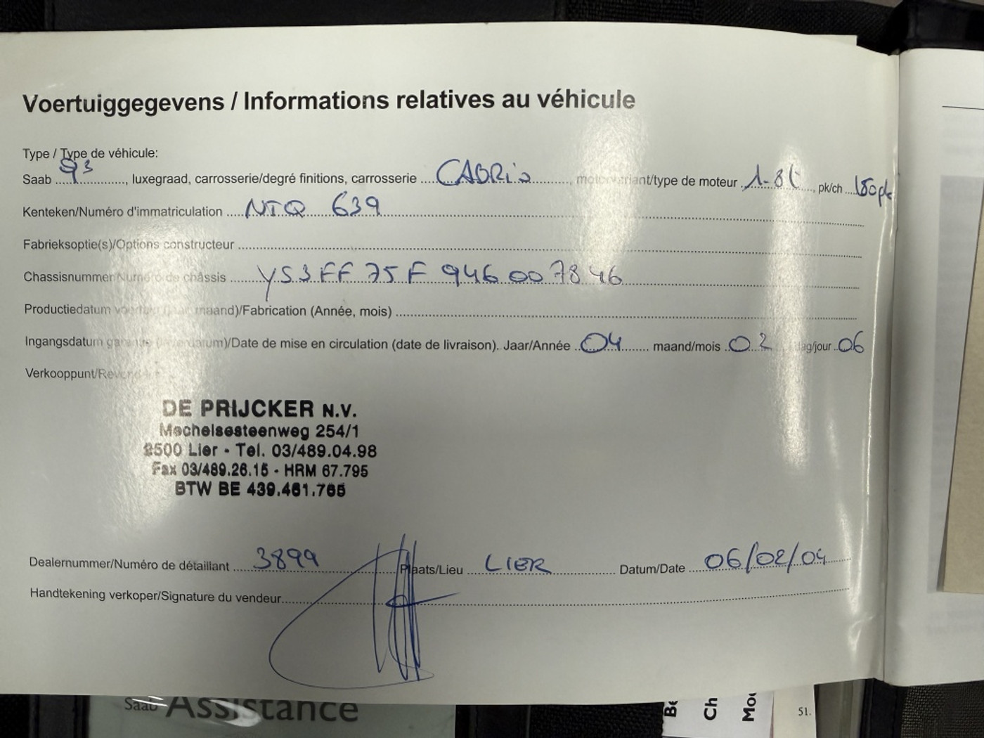 Foto van Saab 9-3 Cabrio