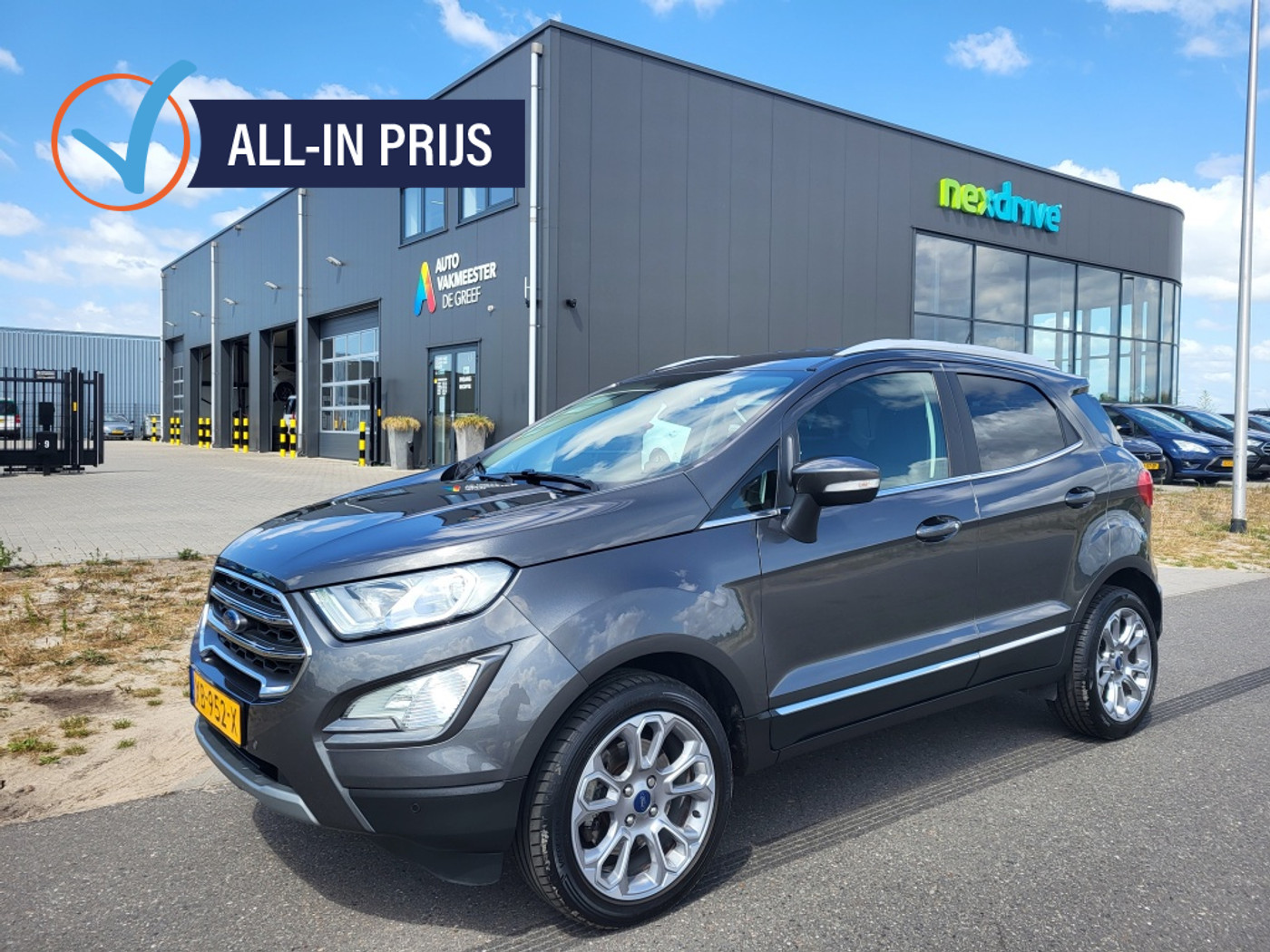 Ford Ecosport 1.0 Ecob. 125 pk Automaat Titanium Camera Winterpack 2018 - voorkant