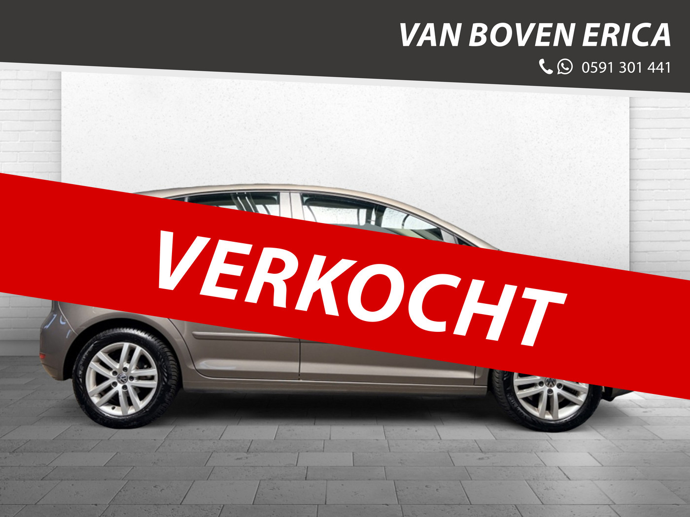 Volkswagen Golf Plus 1.4 TSI Highline 160pk Automaat Trekhaak 1400kg Cruise Clima 79D 2013 - voorkant