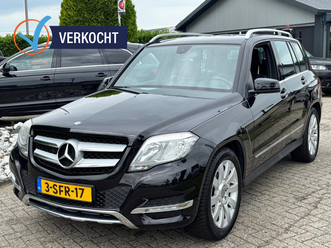 Mercedes-Benz GLK 200 CDI GLK200 CDI 2013 Zwart Facelift Automaat 1E Eigenaar 2013 - voorkant