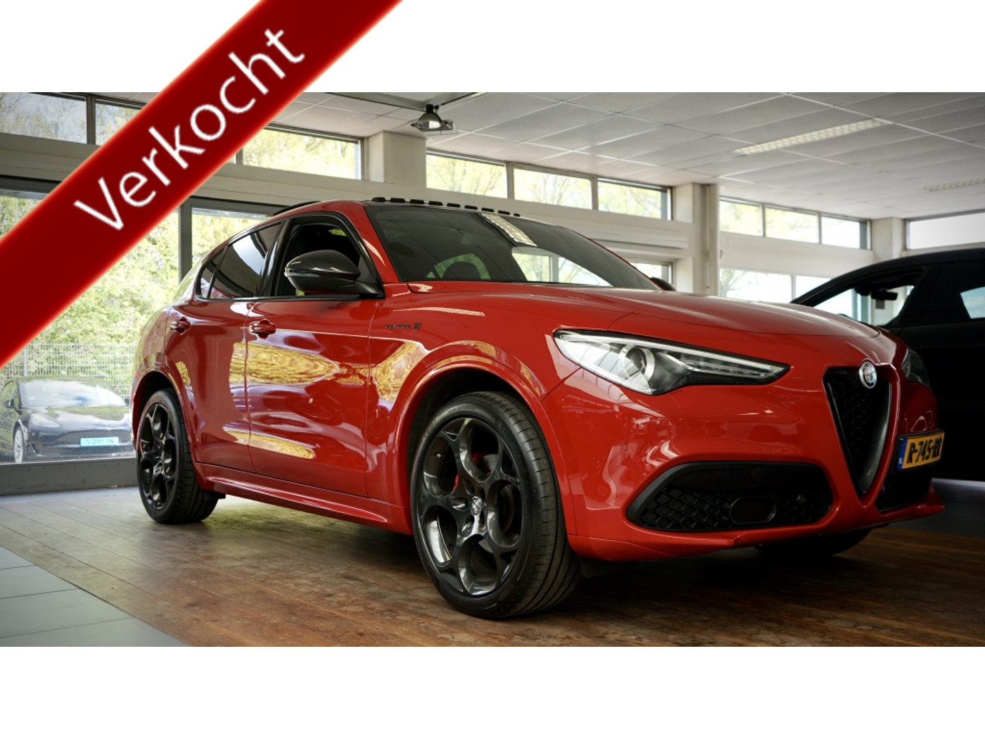 Alfa Romeo Stelvio Quadrifoglio 2.0 T AWD Veloce Ti | 21 inch | Carbon | Trekhaak | Pano | 2022 - voorkant