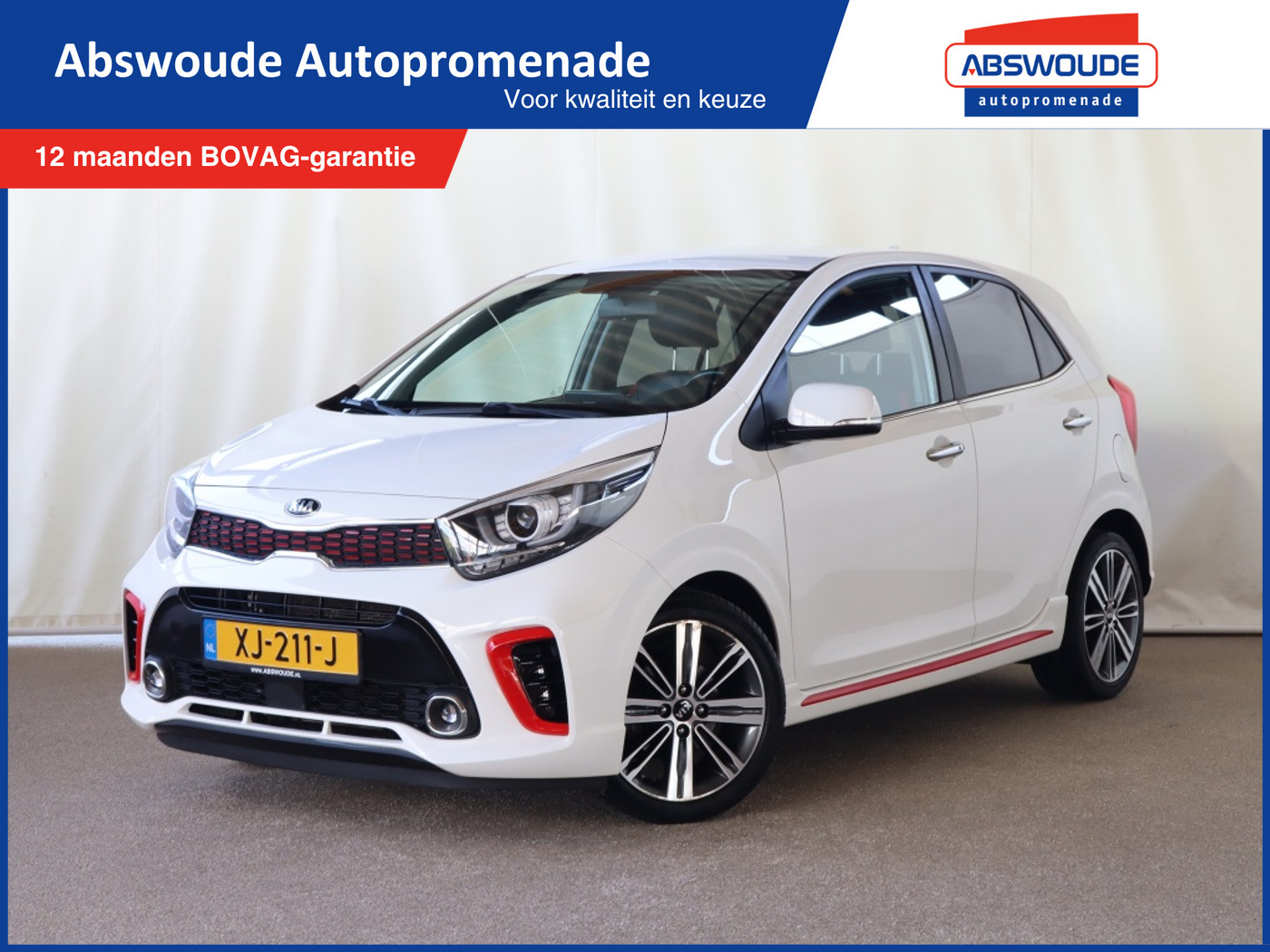 Kia Picanto 1.0 T-GDI GT-Line 2019 - voorkant