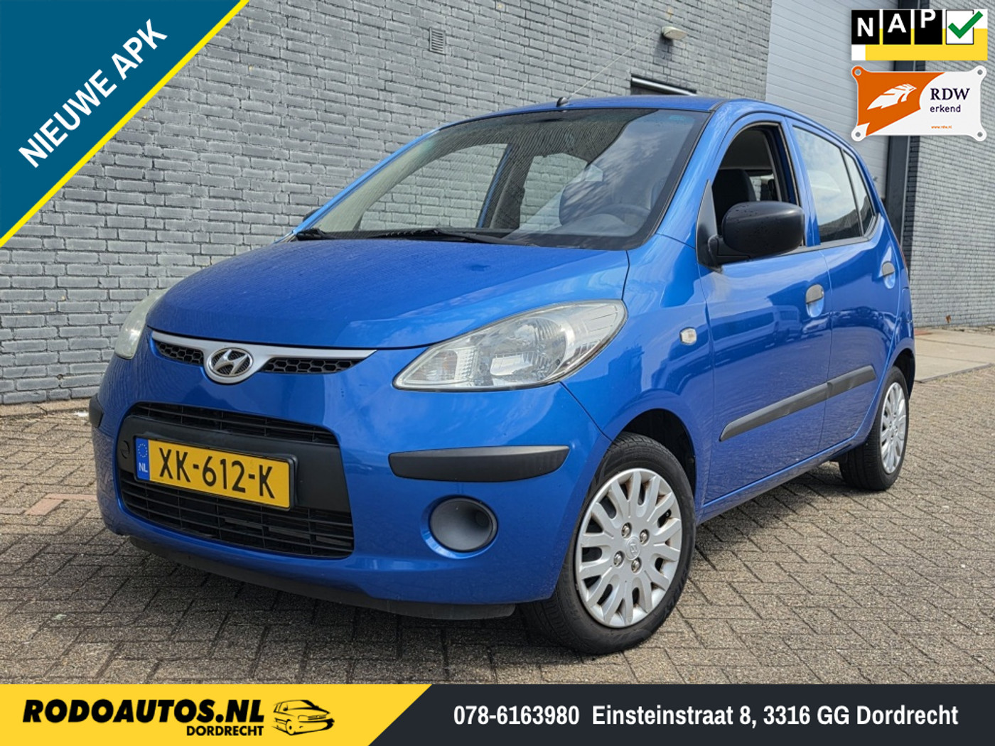 Hyundai I 10 1.1 Active Cool 5Drs Airco Nw APK ✅ 2010 - voorkant