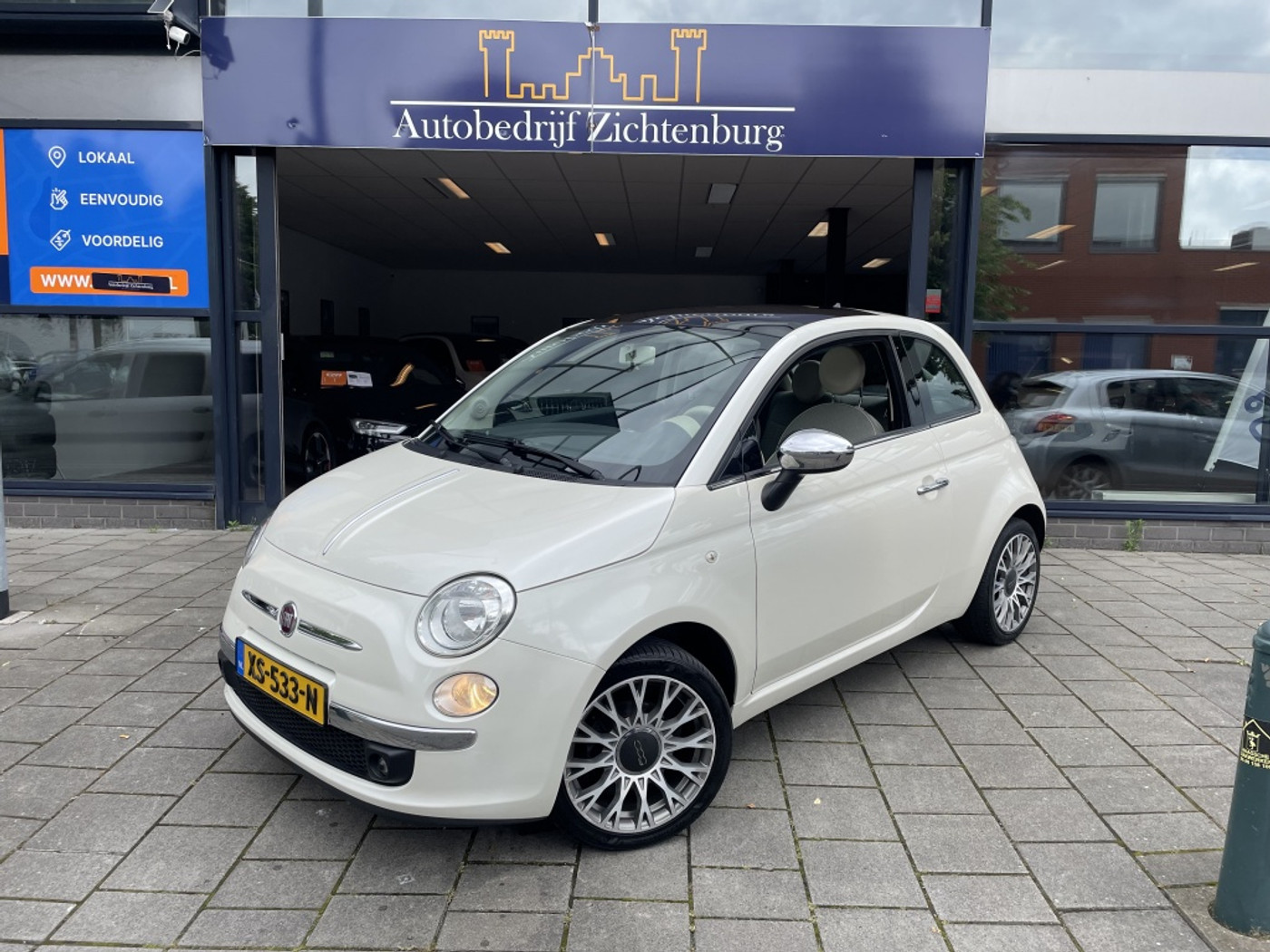 Fiat 500 1.2 Lounge 2014 - voorkant