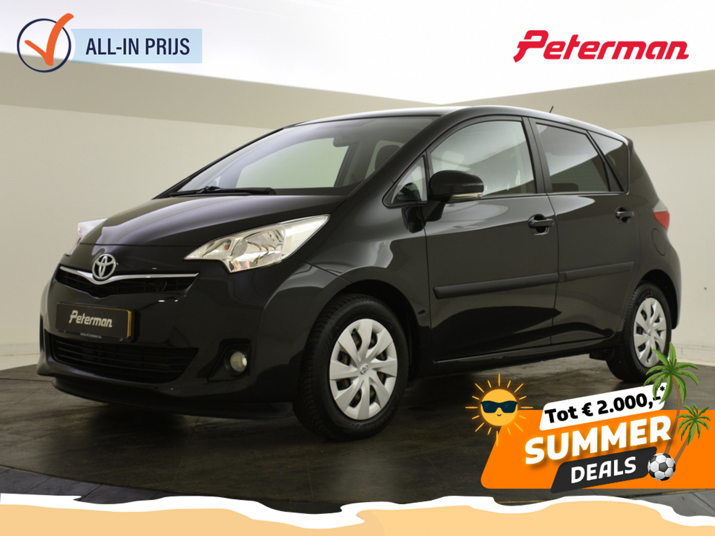 Toyota Toyota Verso-s 1.3 VVT-i Aspiration | Climatronic | Trekhaak | Panoramadak 2011 - voorkant