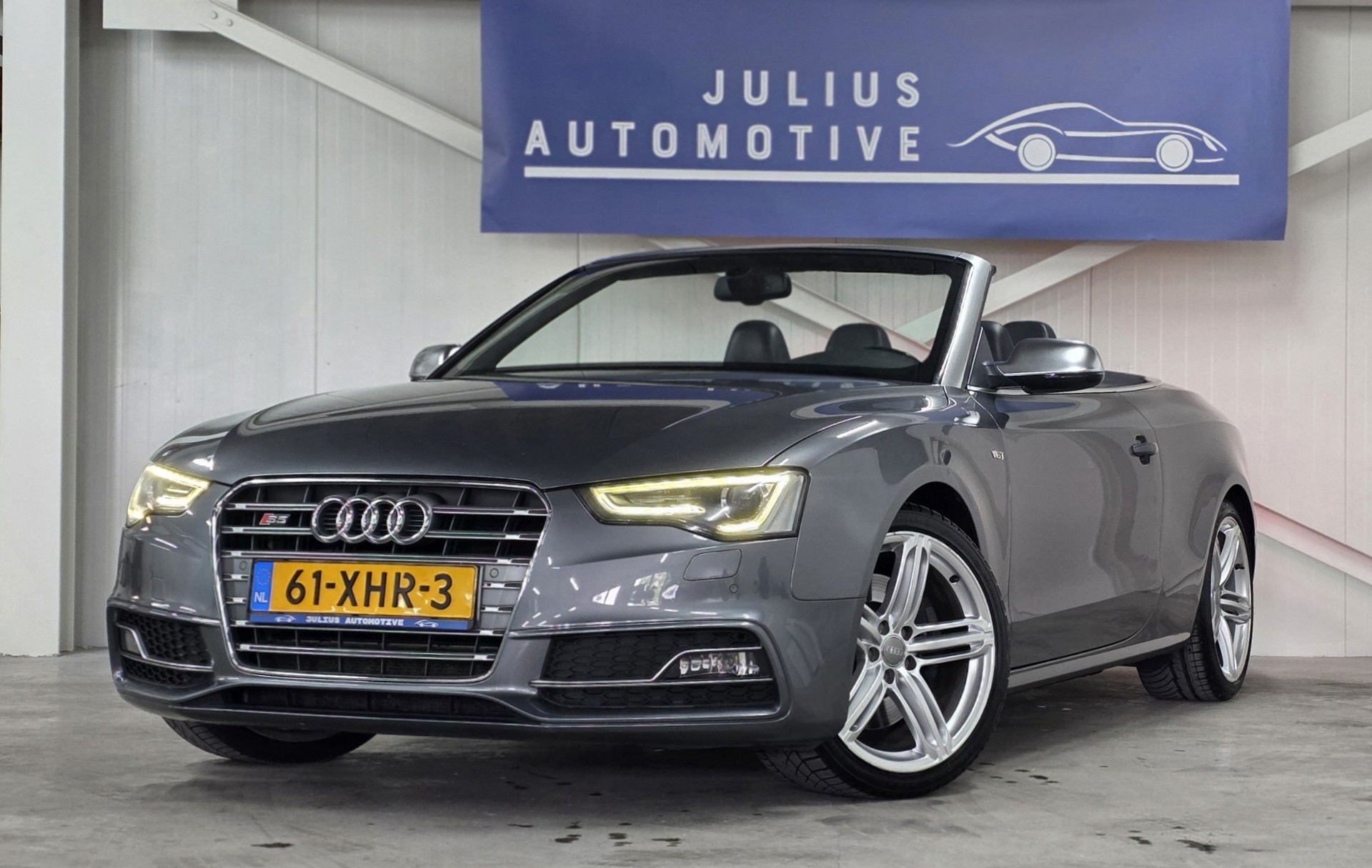 Audi Audi S5 Cabriolet 3.0 TFSI S5 quattro Pro Line B&O SportDiff Kuipstoelen PDC Keyless Xenon Historie 2012 - voorkant