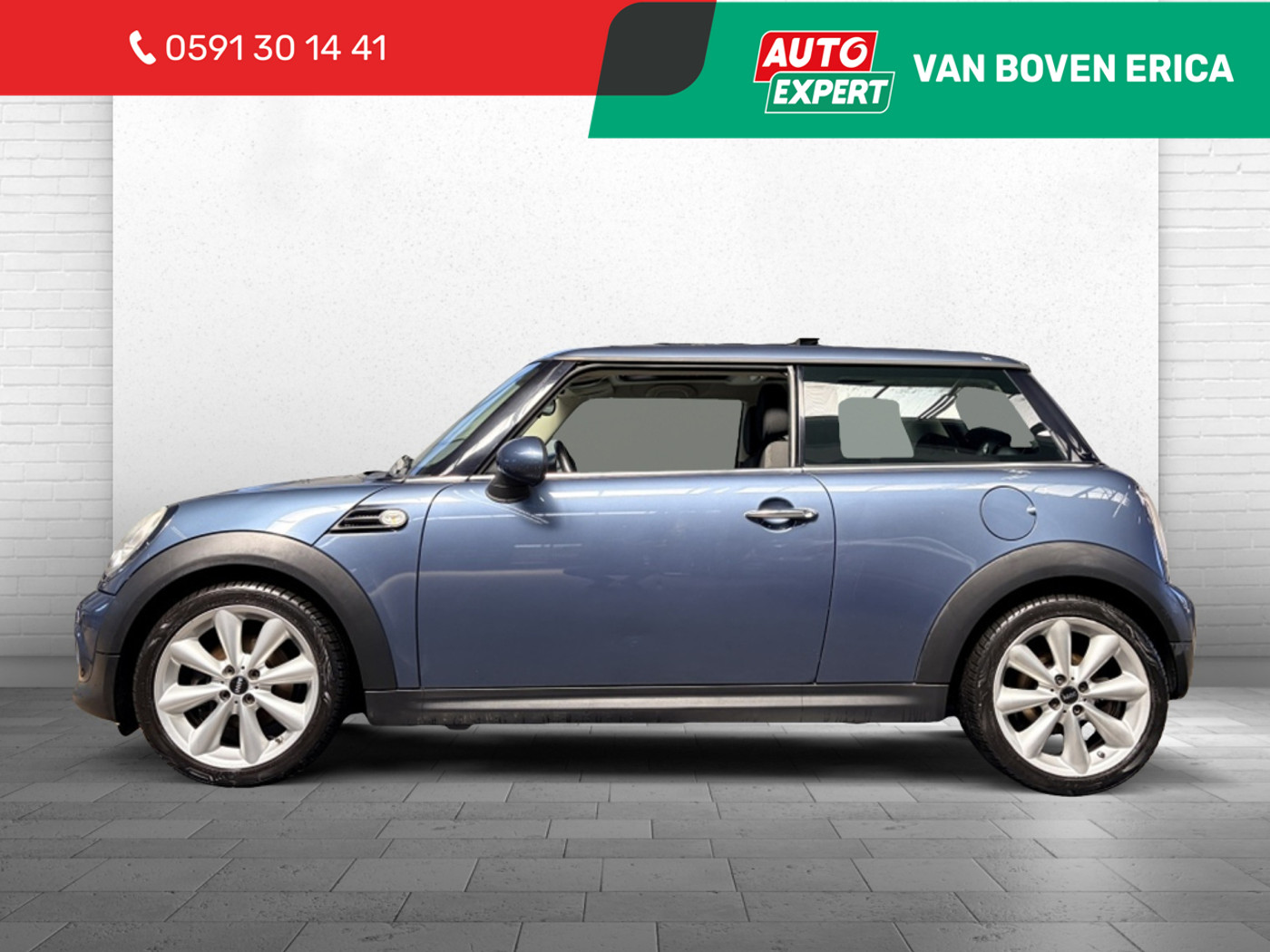 Mini One 1.6 Business Panoramdak Navigatie 17'Lmv Airco Nap 2010 - voorkant