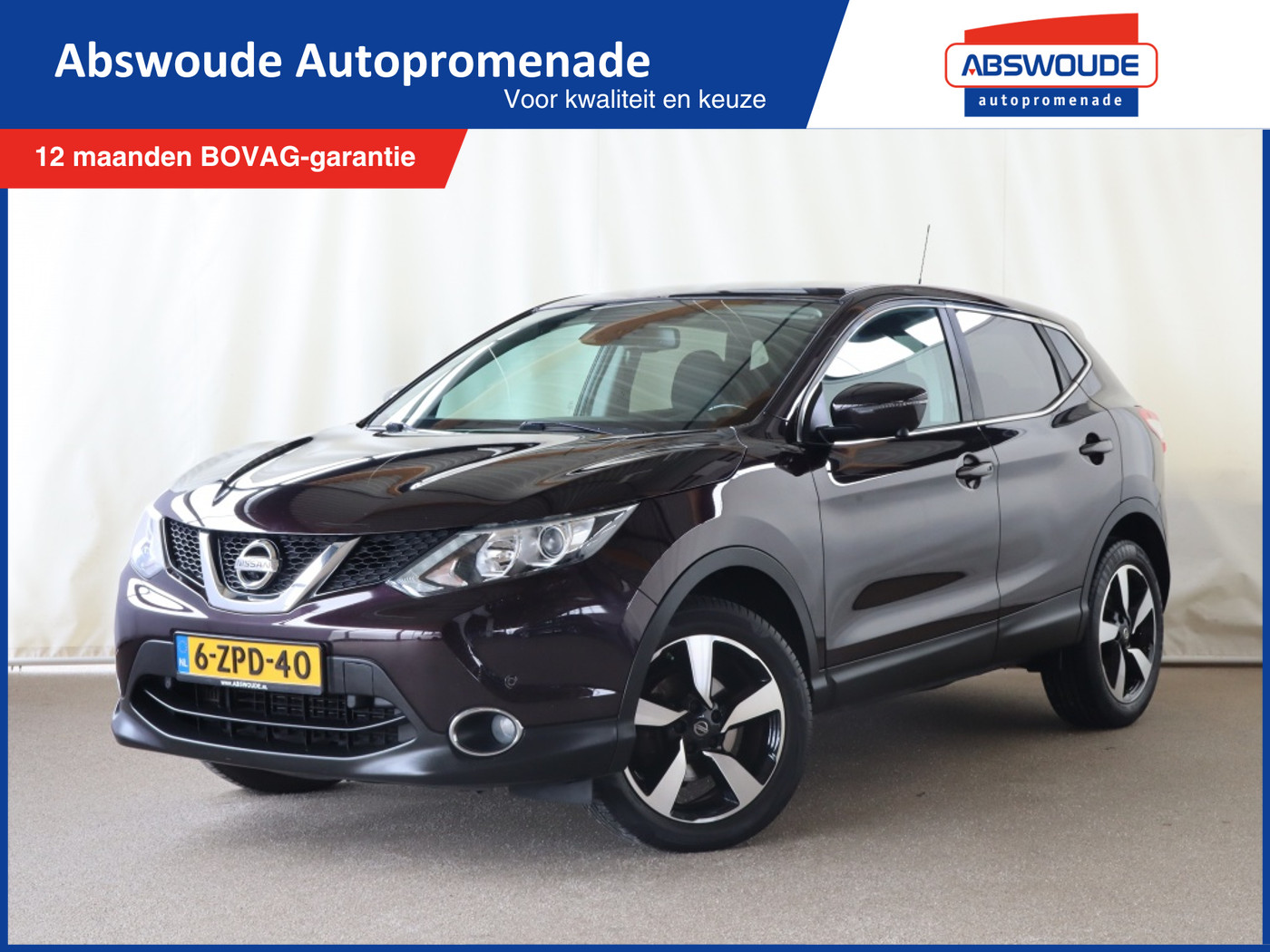 Nissan Qashqai 1.6 Connect Edition 2015 - voorkant