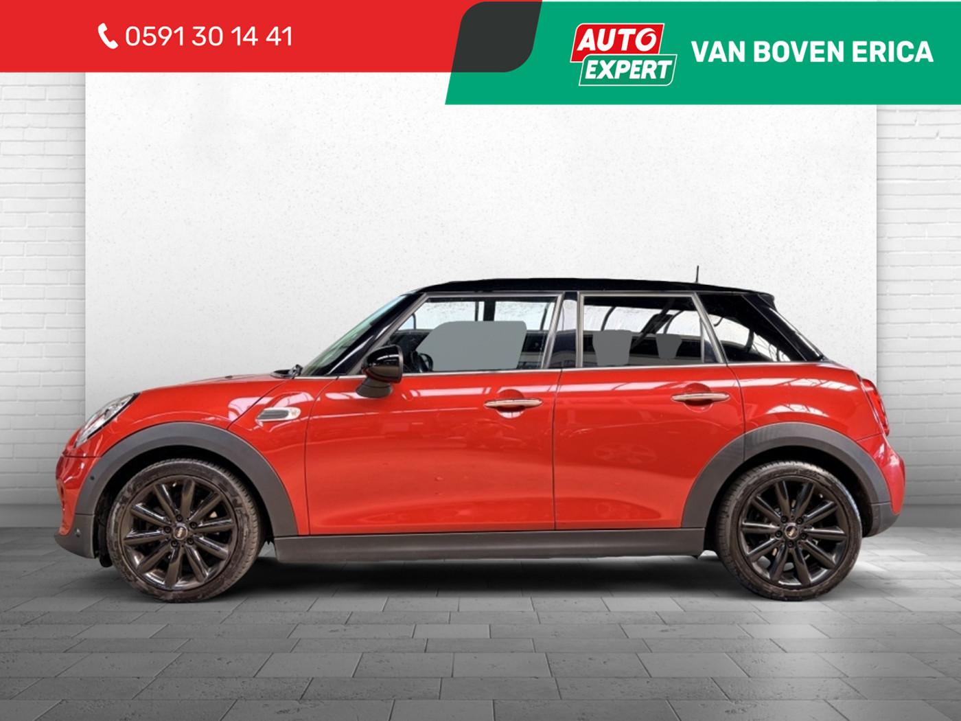 Mini Cooper 1.5 Chili Serious Bns Automaat Trekhaak Cruise Clima Panodak Nav 2016 - voorkant