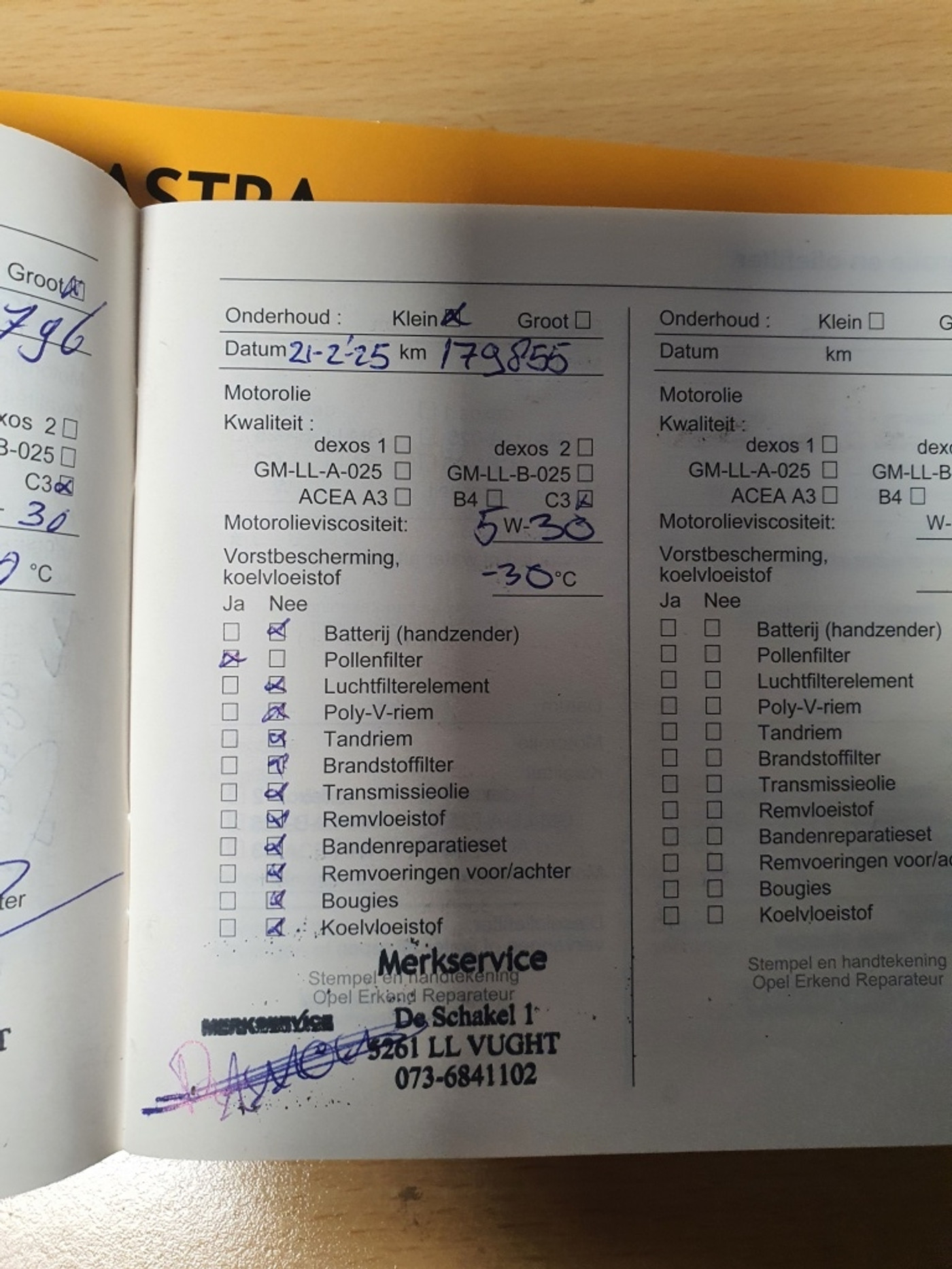 Foto van Opel Astra