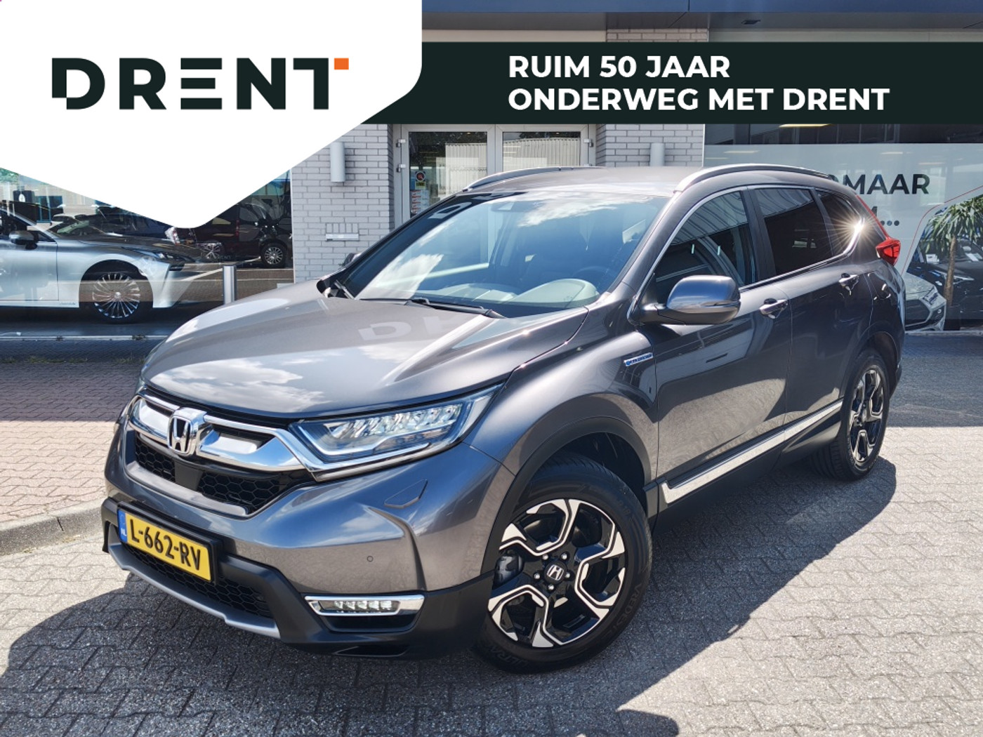 Honda Cr-v 2.0 Hybrid AWD Lifestyle | Leder | Sensoren v/a | Stoelverwarming | Navi 2021 - voorkant