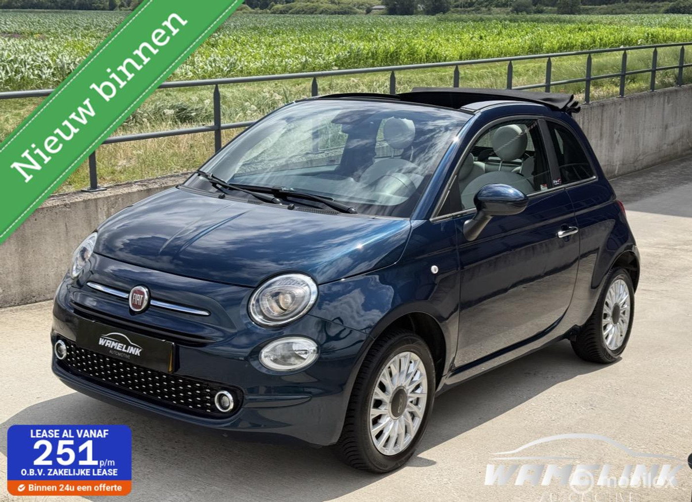 Fiat Fiat 500 1.0 Hybrid Dolcevita Cabrio 2022 - voorkant