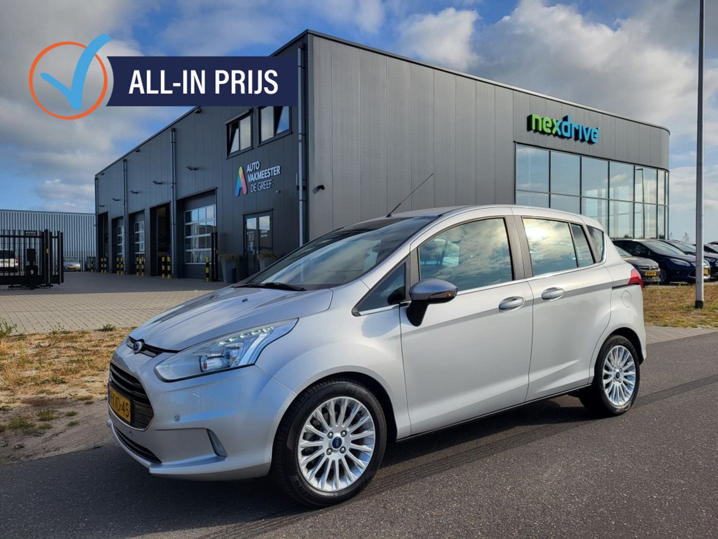 Ford B-max 1.0 Ecoboost 100 pk Titanium Camera Parkeersensoren 2013 - voorkant