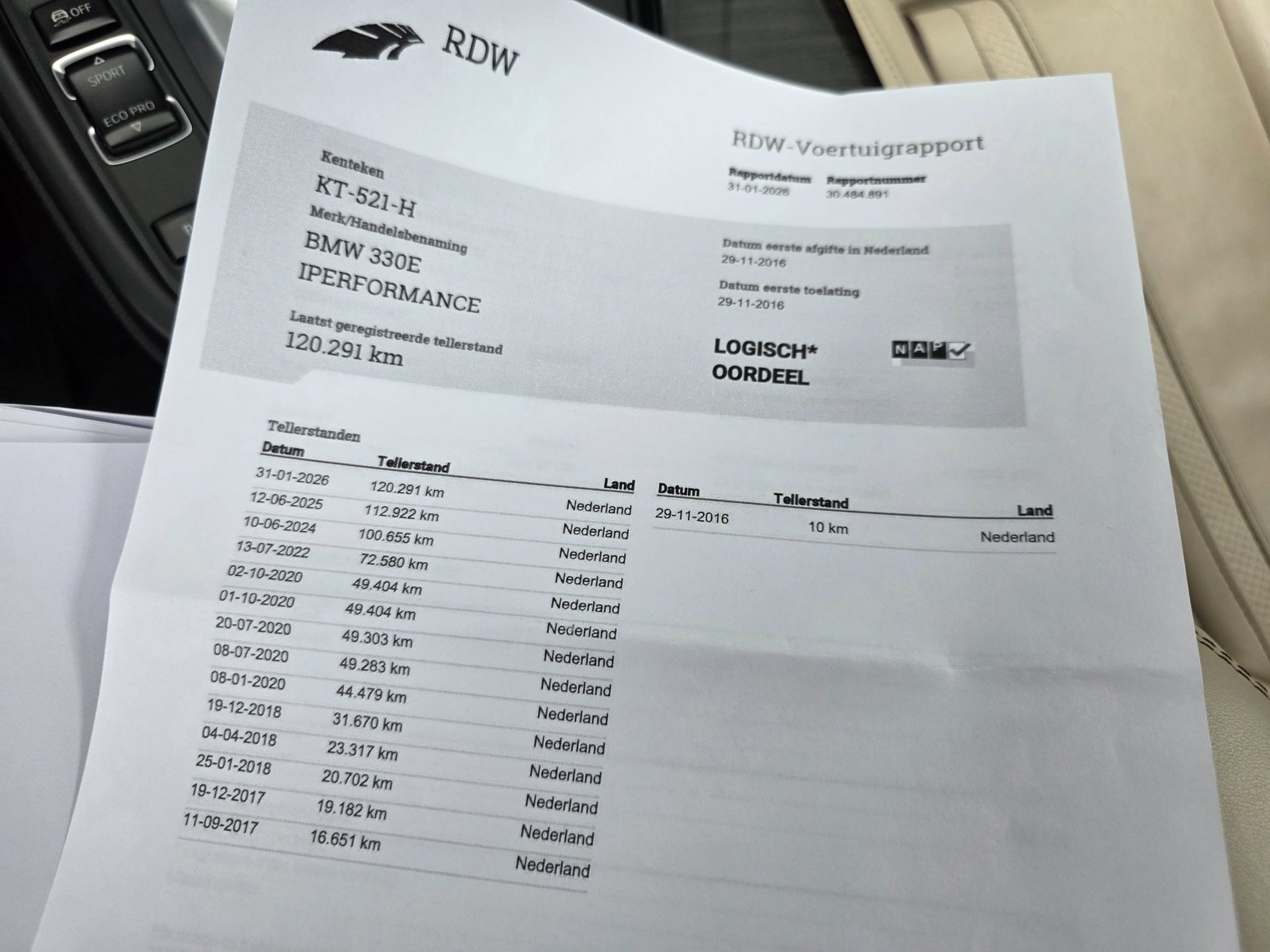 Foto van BMW 330e Iperformance