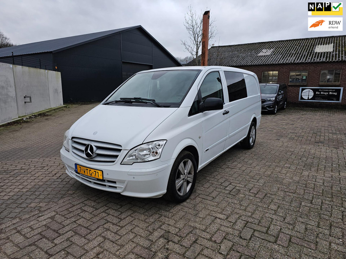 Mercedes-Benz Vito 110 CDI 320 Lang DC Luxe, Apk,Nap,Trekhaak, 2012 - voorkant
