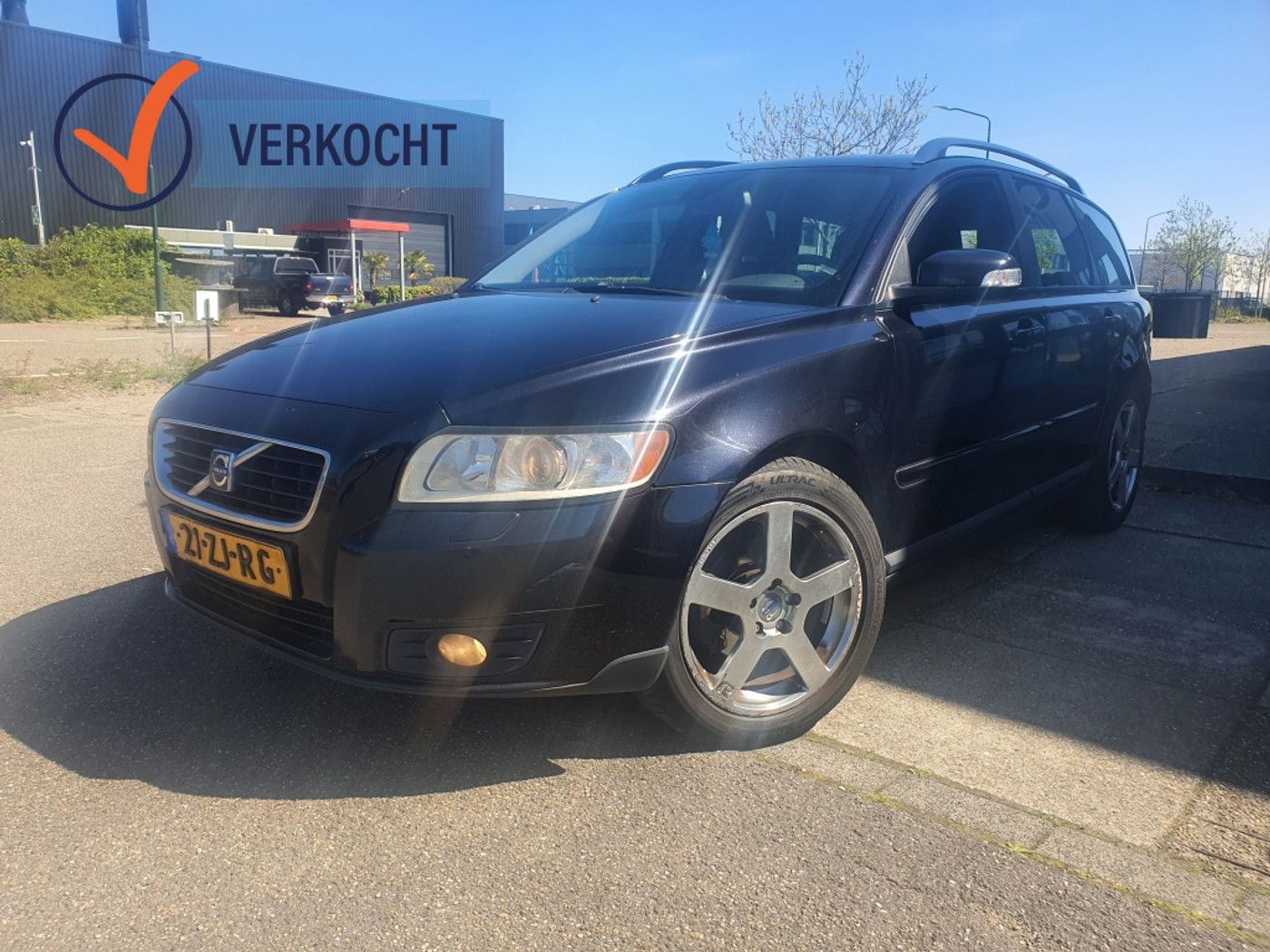 Volvo V50 1.6D Edition II AIRCO|LEER|APK|R-VELGEN|2008|EXPORT 2008 - voorkant