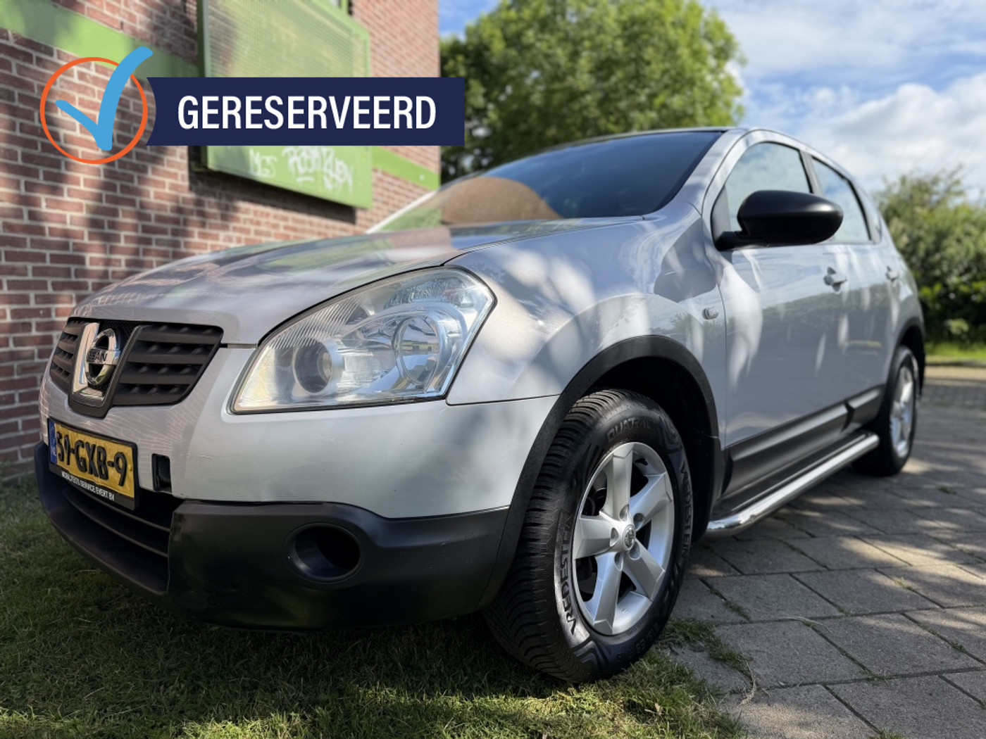 Nissan Nissan Qashqai 1.6 Acenta*2008*Ecc|Cruise|Bull-bar|T-haak 2008 - voorkant