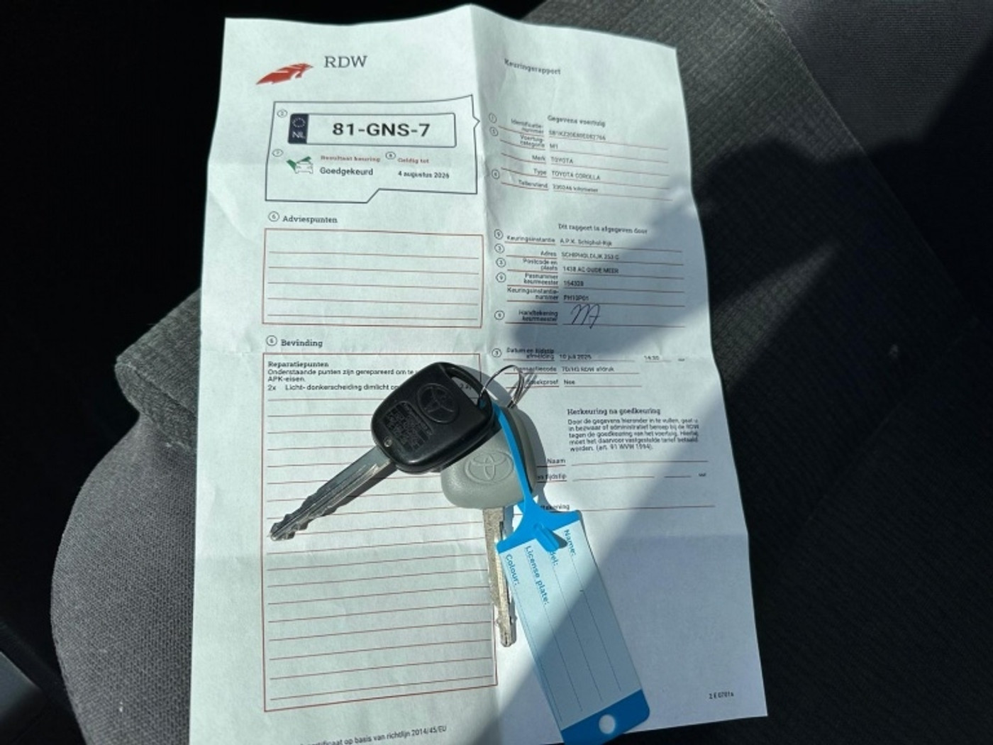 Foto van Toyota Toyota Corolla
