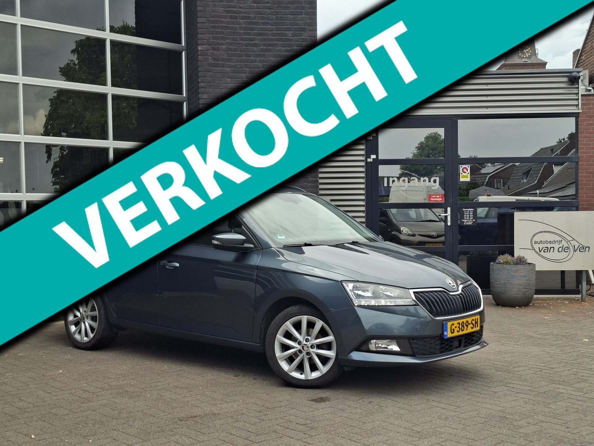 Skoda Fabia 1.0 TSI 70 KW Business Edition | Afneembare trekhaak | Parkeersensoren | Navigatie | Cruise control 2019 - voorkant