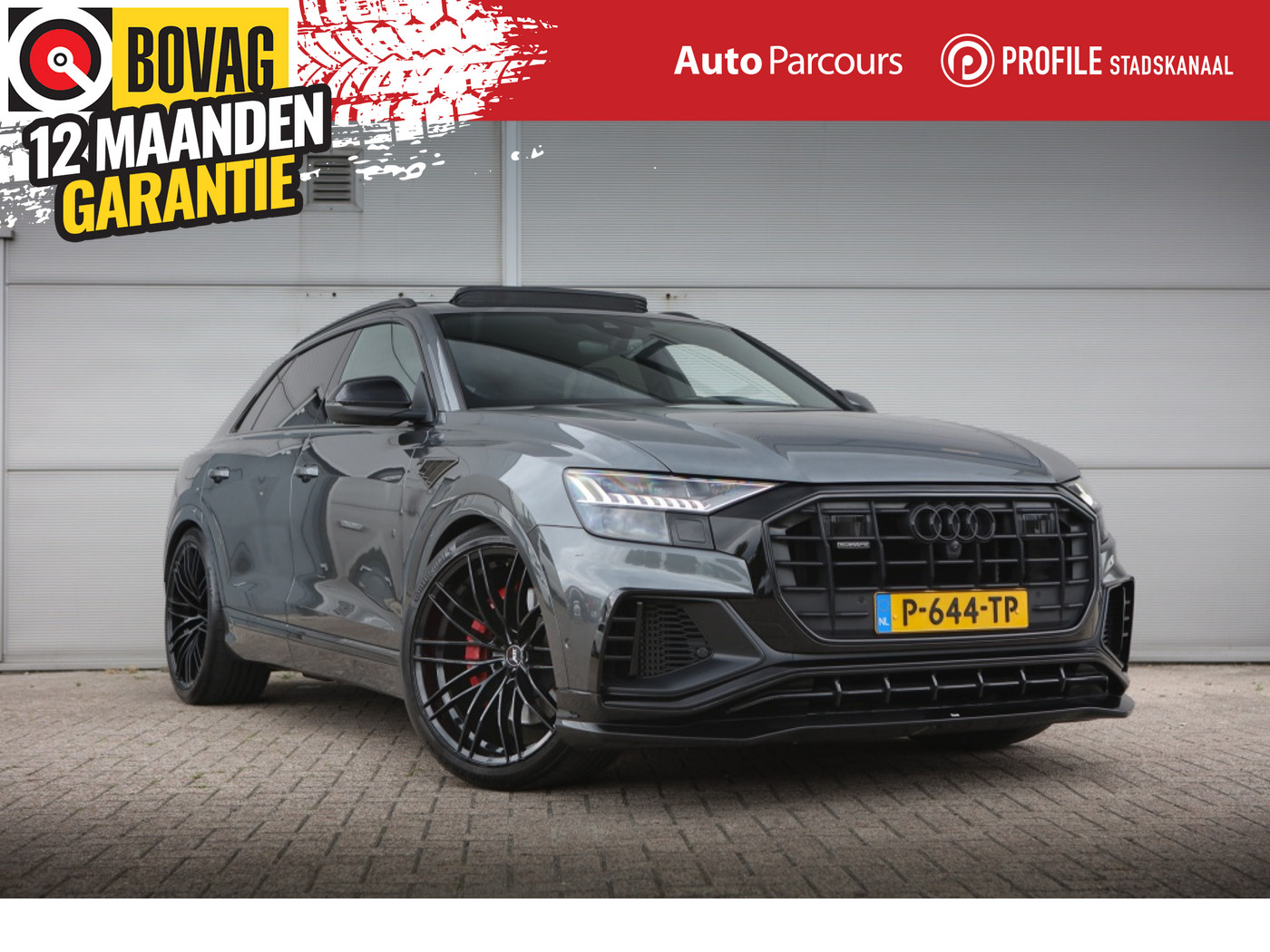 Audi Q8 60 TFSI E 60 TFSI e Competition | ABT | Pano | Luchtvering | Trekhaak | 2022 - voorkant