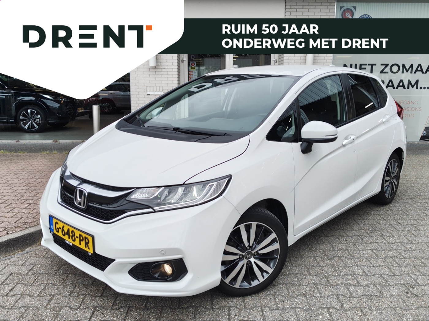 Honda Jazz 1.3 i-VTEC Elegance | Trekhaak Afn. | Sensoren | Navi | Stoelverwarming 2019 - voorkant