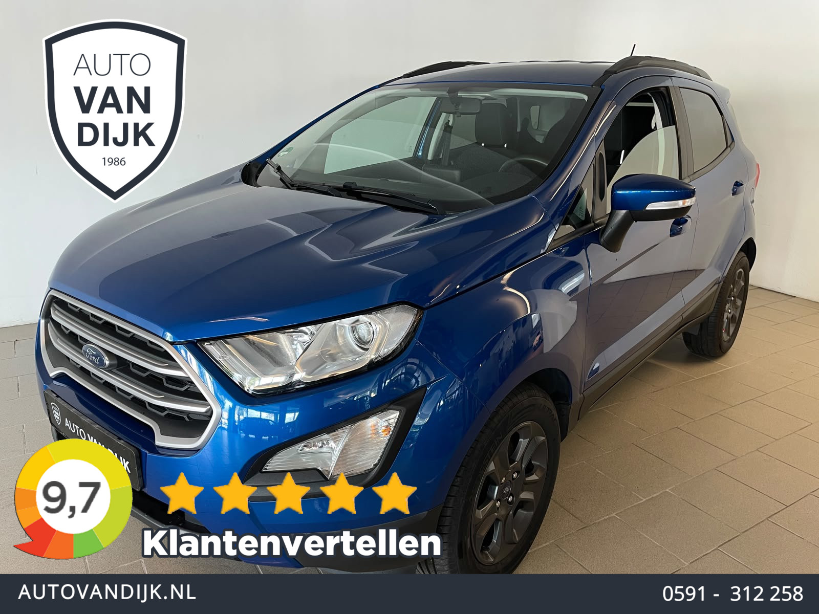 Ford Ecosport 1.0 EcoBoost Trend Ultimate 2019 - voorkant