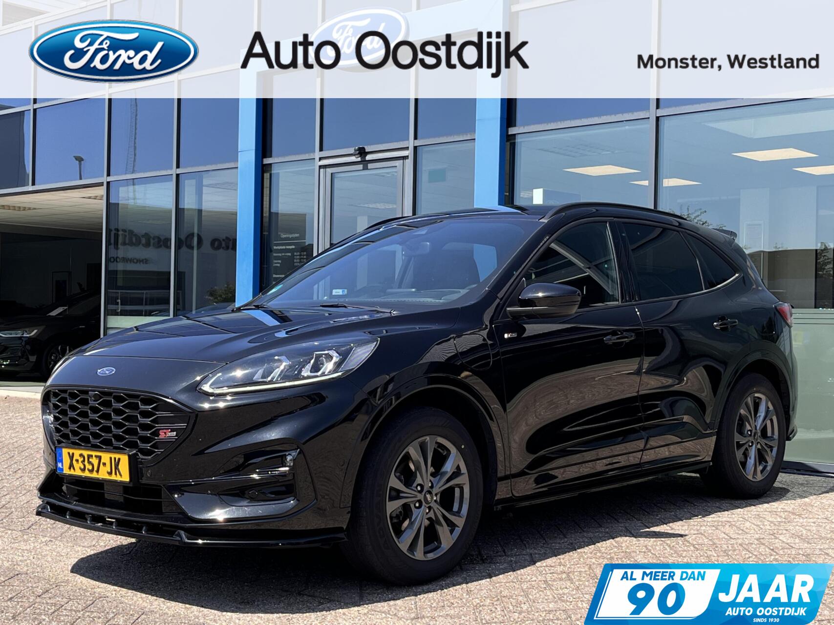 Ford Kuga 2.5 PHEV ST-Line X 225PK Elek. Trekhaak Adaptieve Cruise Winterpack Head-Up B&O Elek. Achterklep Blind-Spot Privacy Glass Full-LED *1500KG Trekgewicht* 2022 - voorkant