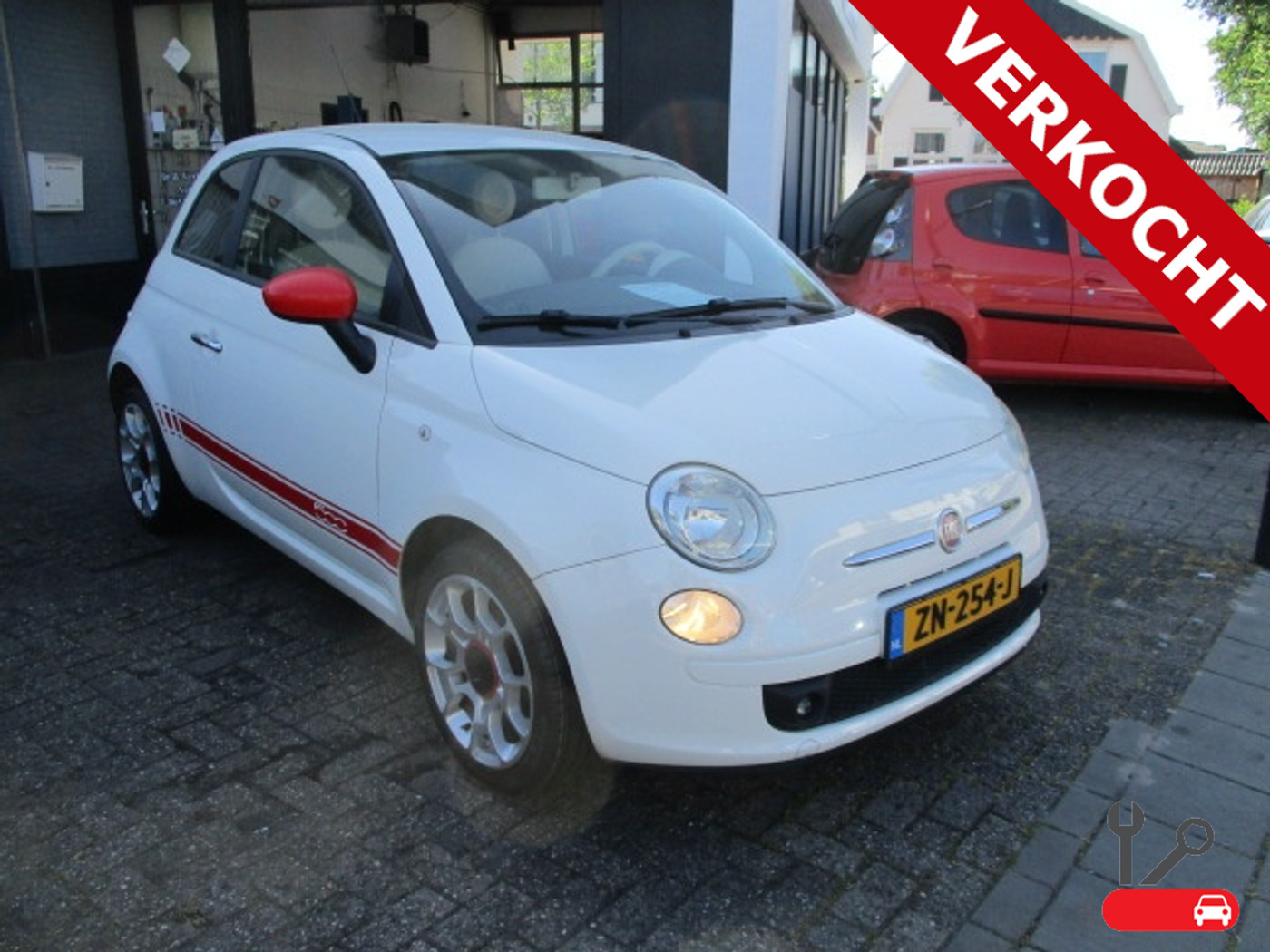 Fiat 500 1.2 Pop 2011 - voorkant