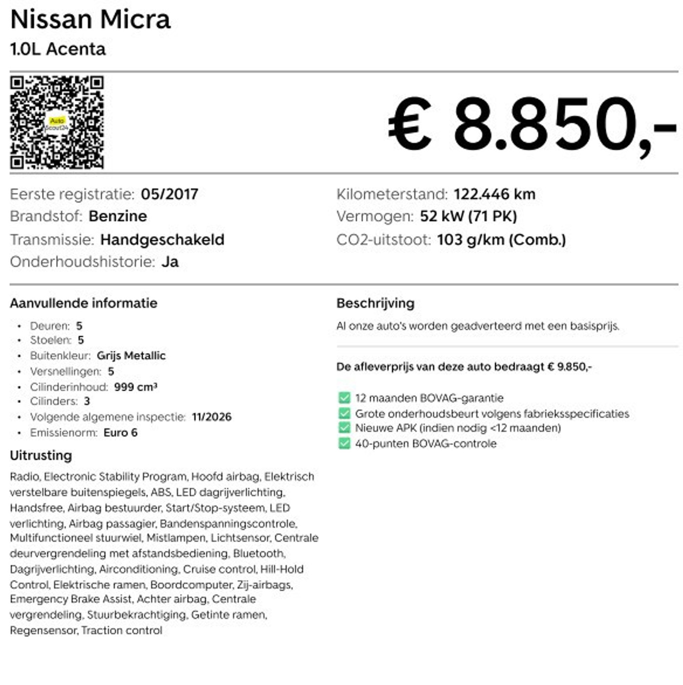 Foto van Nissan Micra