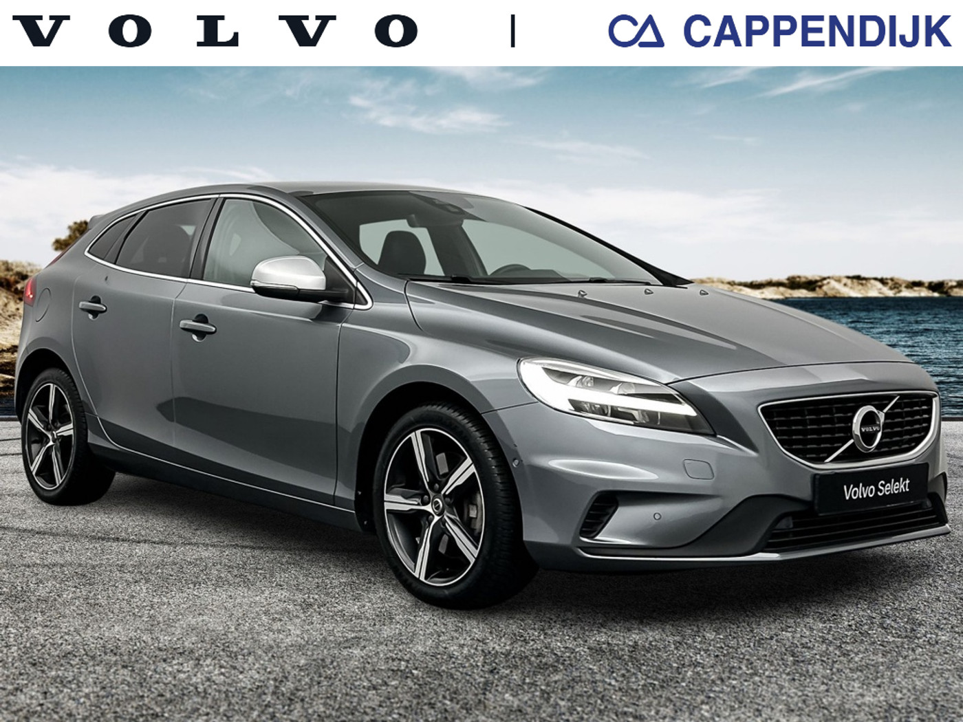 Volvo V40 T3 153PK AUT6 Polar+ Sport| Panodak| Camera| H&K sound| Trekhaak 2020 - voorkant
