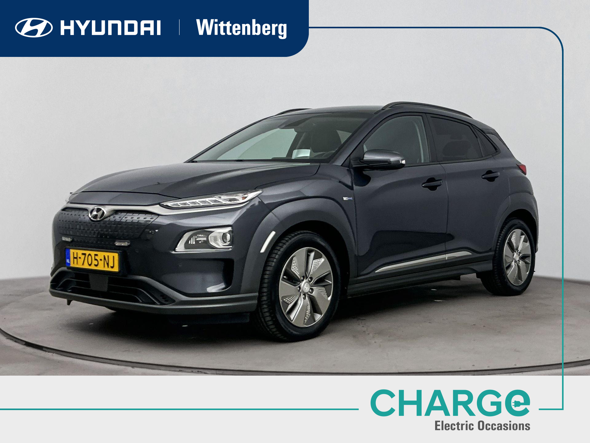 Hyundai Kona EV Premium 64 kWh 2020 - voorkant