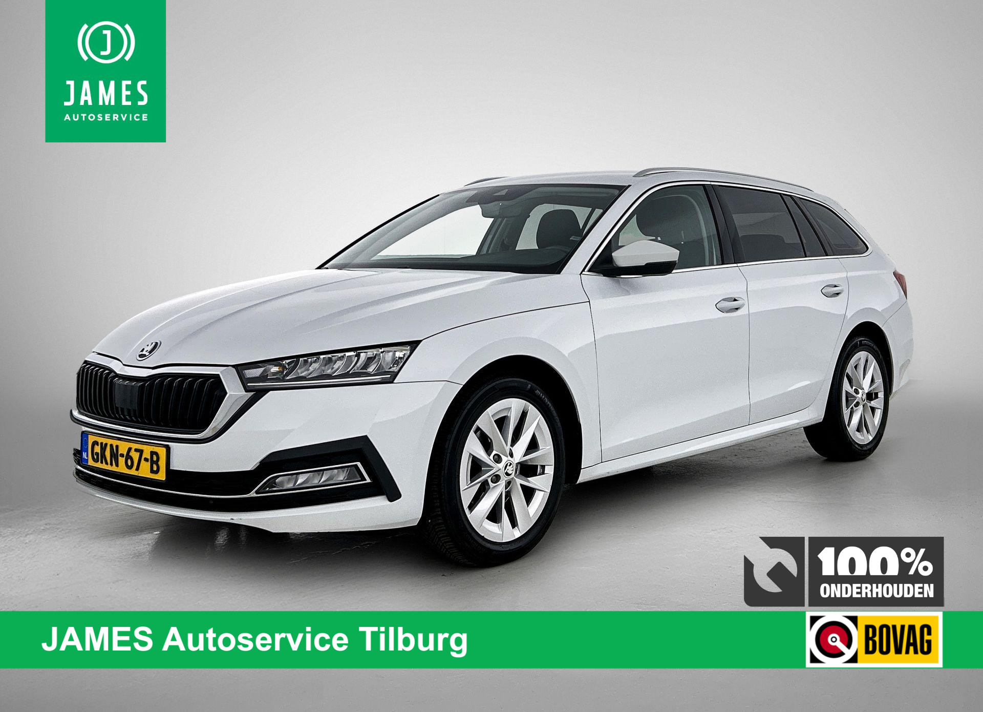 Skoda Octavia 1.0 e-TSI Business Edition Plus 2021 - voorkant