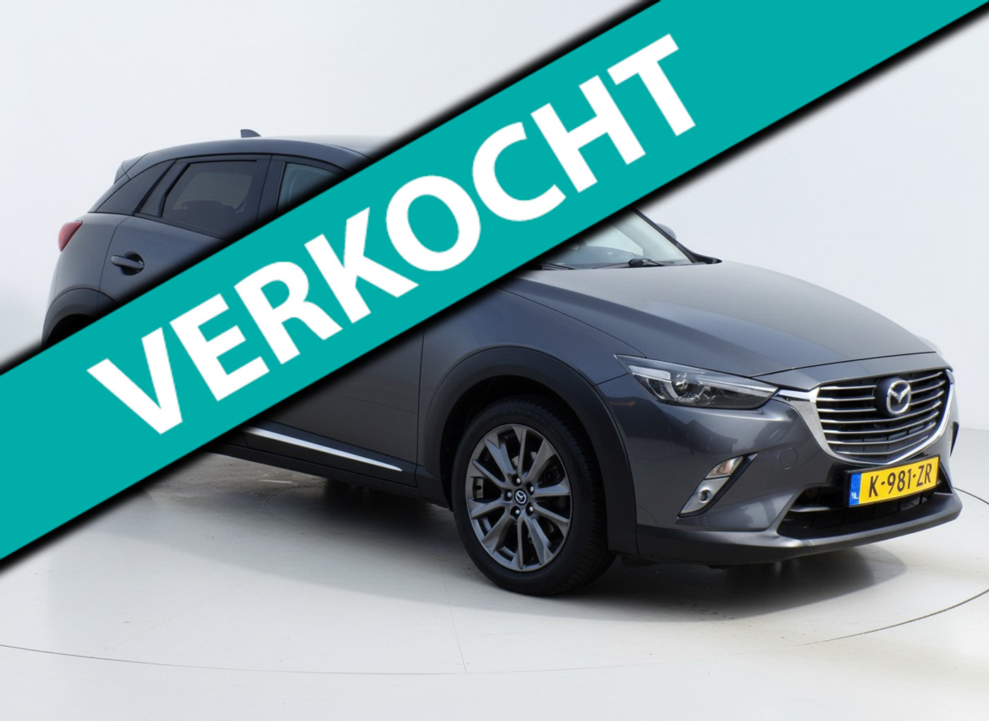 Mazda Mazda Cx-3 2.0 SkyActiv-G 120 GT-M|Leder|HUD|Cruise|Cam|AUT 2017 - voorkant