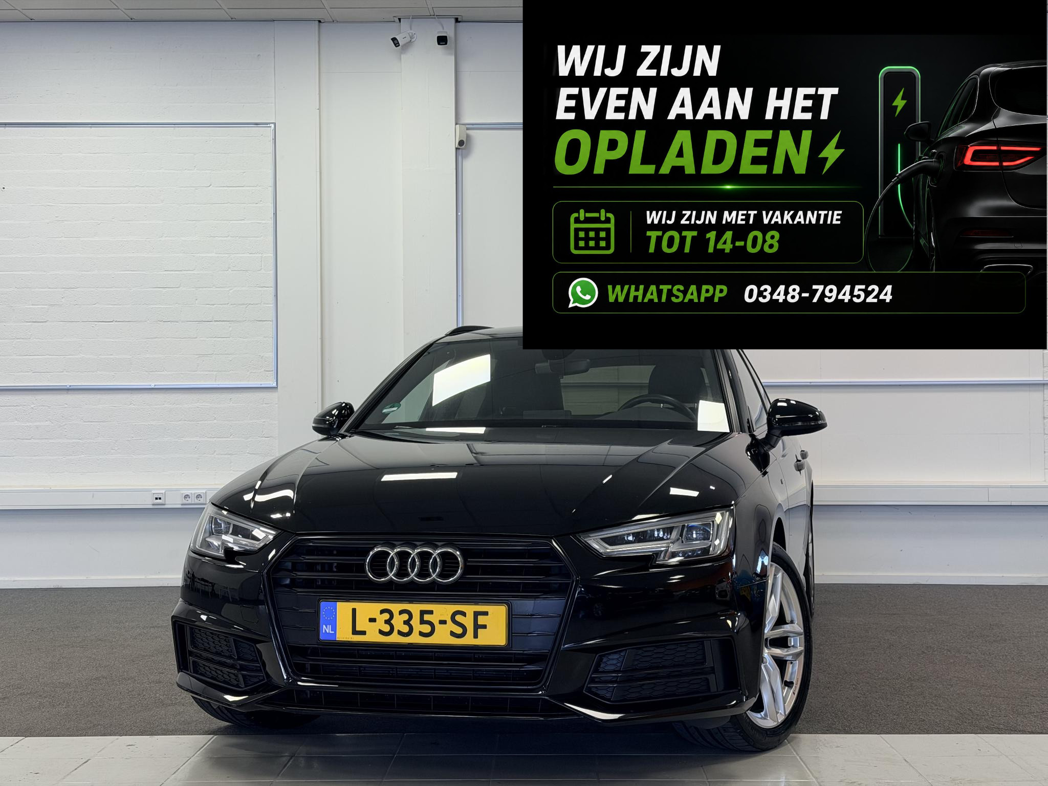 Audi A4 1.4 TFSI Sport S line black edition 2018 - voorkant